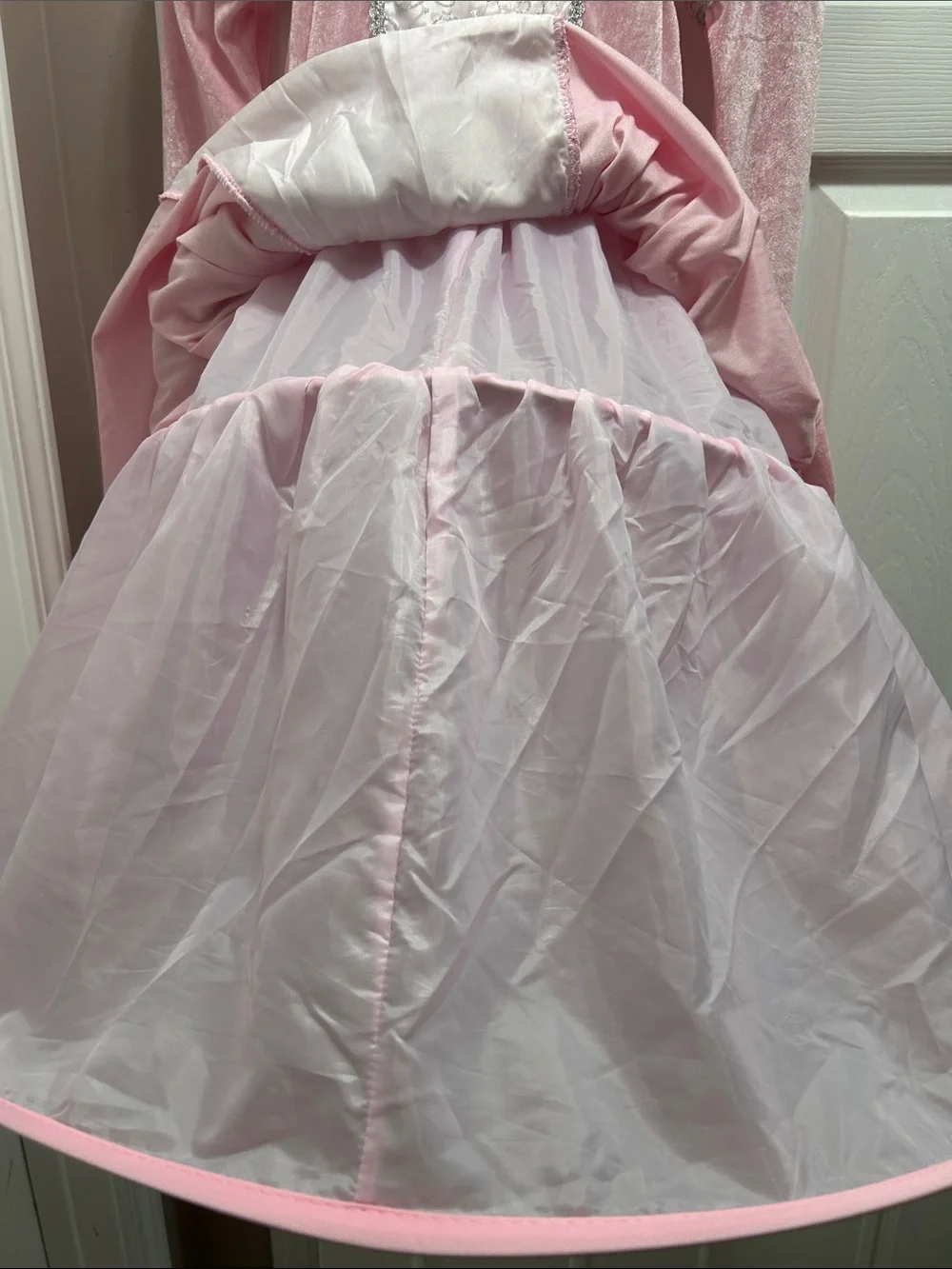 Special Edition Cinderella Party Embroidered Dress up Costume size 7/8 pink